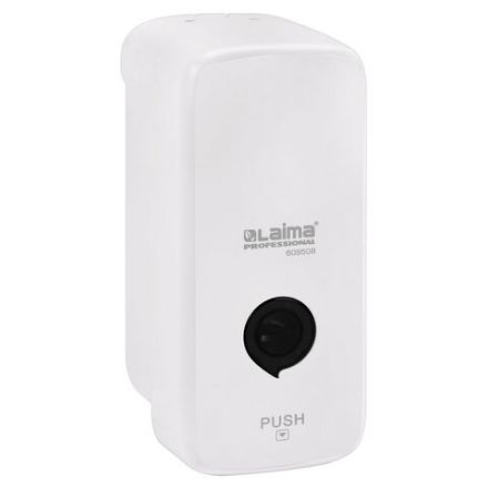Дозатор для жидкого мыла LAIMA PROFESSIONAL PREMIUM, НАЛИВНОЙ, 0,5 л, белый, ABS-пластик, 609508