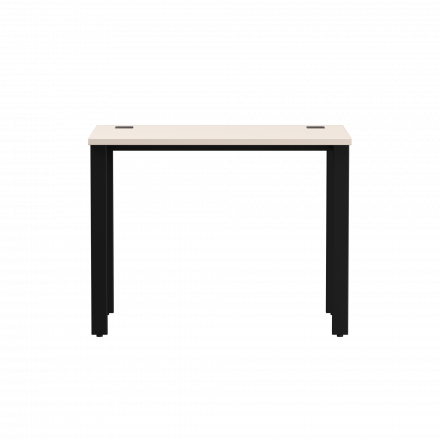 Стол прямой Everprof EVO на металлокаркасе 980х670х755 мм Кашемир/Черный Стол прямой Everprof EVO на металлокаркасе 980х670х755 мм Кашемир/Черный