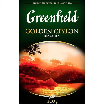 Чай черный Greenfield Golden Ceylon листовой, 200 г 0791-10 Чай черный Greenfield Golden Ceylon листовой, 200 г 0791-10