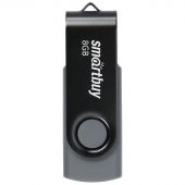 Память Smart Buy "Twist"  8GB, USB 2.0 Flash Drive, черный