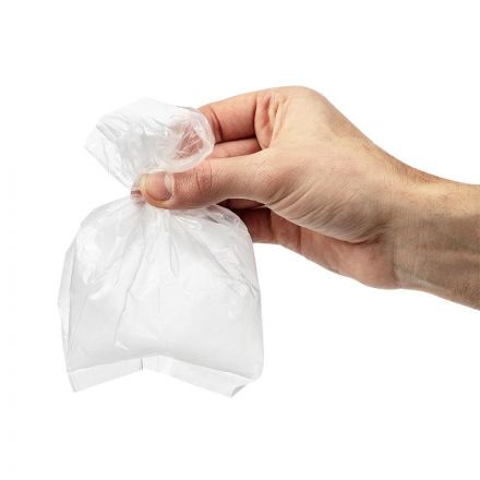 Пакет фасовочный ПНД 10+8х20  7 мкм, пачка  1000 шт/уп