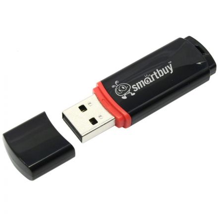 Флеш-память SmartBuy Crown 8 Gb USB 2.0 черная