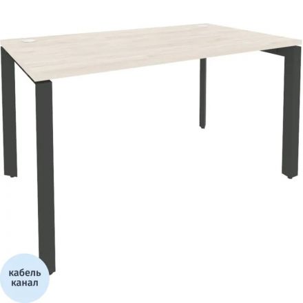 Стол ONIX-П П на металлокаркасе O.MP-SP-3.8 денвер светлый/антрацит Ш1380