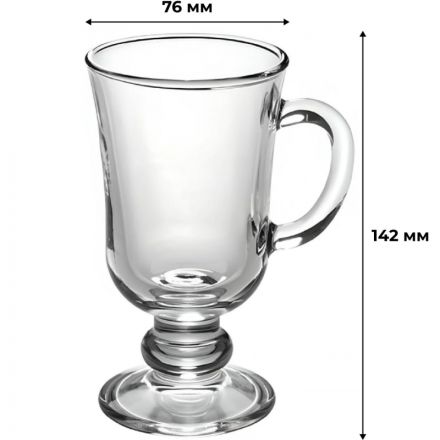 Бокал Irish Coffee 200мл d=76 мм. h=142 мм. Глинтвейн гладкий 12шт/уп 29322 Бокал Irish Coffee 200мл d=76 мм. h=142 мм. Глинтвейн гладкий 12шт/уп 29322