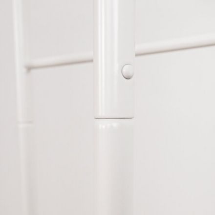 Вешалка-стойка костюмная "Стиль-3", 1080х470х350 мм, металл, белая, ВНП 300 Б