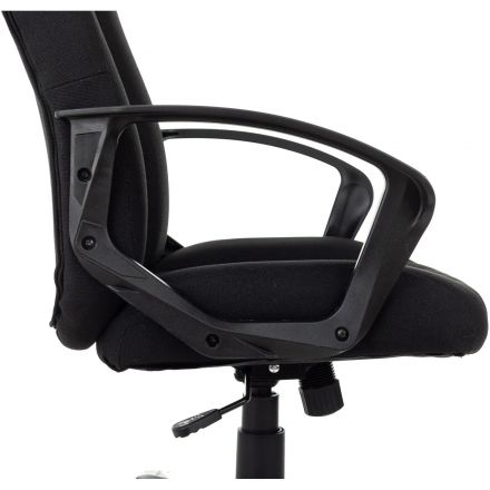 Кресло БР Комус Мебель EChair 665 ткань,черный,пластик