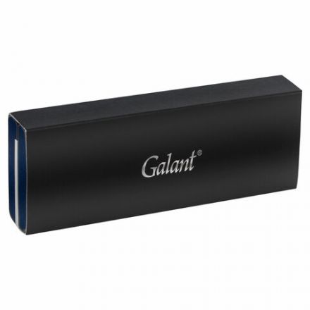 Ручка подарочная шариковая GALANT "PUNCTUM", корпус черный/оружейный металл, детали черные, узел 0,7 мм, синяя, 143521