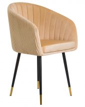 Стул обеденный DOBRIN MARY, песочный велюр (1922-3) Стул обеденный DOBRIN MARY, песочный велюр (1922-3)