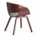 Стул Tetchair LANDO (mod.8036), дерево / ткань, 59х53х75 см, орех/серый