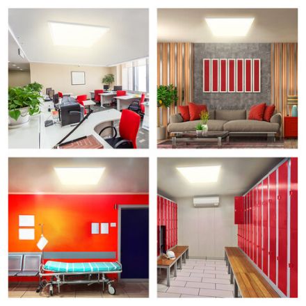 Светильник светодиодный с драйвером АРМСТРОНГ SONNEN СТАНДАРТ 4000 K, нейтральный белый, 595х595х30 мм, 40 Вт, матовый, 237154 Светильник светодиодный с драйвером АРМСТРОНГ SONNEN СТАНДАРТ 4000 K, нейтральный белый, 595х595х30 мм, 40 Вт, матовый, 237154