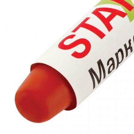 Маркер для промышленной маркировки STAFF ПМ-100 твердый, КРАСНЫЙ, -20 до +40С, 150814 Маркер для промышленной маркировки STAFF ПМ-100 твердый, КРАСНЫЙ, -20 до +40С, 150814