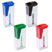 Точилка BRAUBERG "Assistant", с контейнером, пластиковая, корпус ассорти, 228451 Точилка BRAUBERG "Assistant", с контейнером, пластиковая, корпус ассорти, 228451