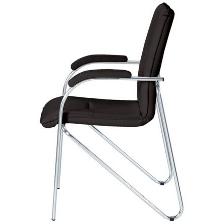 Конференц-кресло 0MX_UA_EChair SAMBA Chrome к/з черный/к/з (V-4) Конференц-кресло 0MX_UA_EChair SAMBA Chrome к/з черный/к/з (V-4)