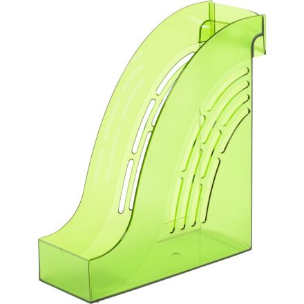 Вертикальный накопитель Attache Яркий Офис пластиковый зеленый ширина 95 мм