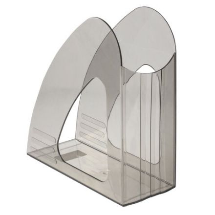 Лоток вертикальный для бумаг BRAUBERG "Delta", 240х90х240 мм, тонированный серый, 237241 Лоток вертикальный для бумаг BRAUBERG "Delta", 240х90х240 мм, тонированный серый, 237241