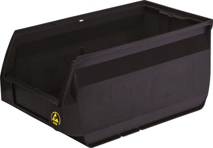 Ящик Napoli 400х230х200 PP, черный антистатичный Ящик Napoli 400х230х200 PP, черный антистатичный