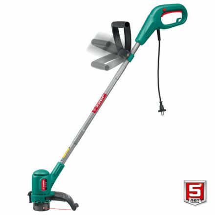 Триммер электрический ЗУБР ТСН-26-400, 400 Вт, 11500 об/мин, ширина скашивания 26 см, ТСН-26-400 Триммер электрический ЗУБР ТСН-26-400, 400 Вт, 11500 об/мин, ширина скашивания 26 см, ТСН-26-400