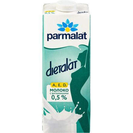 Молоко Parmalat диеталат ультрапастеризованное витаминизированное 0.5% 1 л Молоко Parmalat диеталат ультрапастеризованное витаминизированное 0.5% 1 л