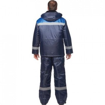 Куртка рабочая зимняя муж з32-КУ син/вас оксф 56-58/170-176