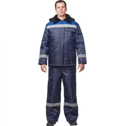 Куртка рабочая зимняя муж з32-КУ син/вас оксф 56-58/170-176