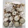 Игрушка новогодняя из полистирола, набор из 30 штук 6,8x16,5x13,7см 95126