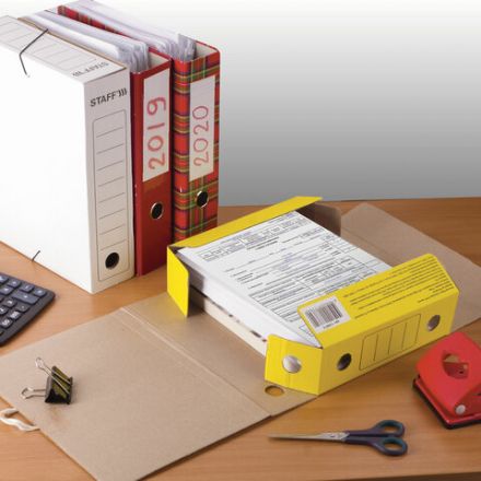 Папка архивная с завязками А4 (325х250 мм), 75 мм, до 700 листов, микрогофрокартон, ЖЕЛТАЯ, STAFF, 128873 Папка архивная с завязками А4 (325х250 мм), 75 мм, до 700 листов, микрогофрокартон, ЖЕЛТАЯ, STAFF, 128873