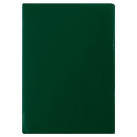 Папка адресная бумвинил с гербом России, формат А4, зеленая, индивидуальная упаковка, STAFF "Basic", 129581