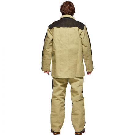 Костюм сварщика брезент+спилок кур/брюки (модель КС09) (р.52-54) 182-188 Костюм сварщика брезент+спилок кур/брюки (модель КС09) (р.52-54) 182-188