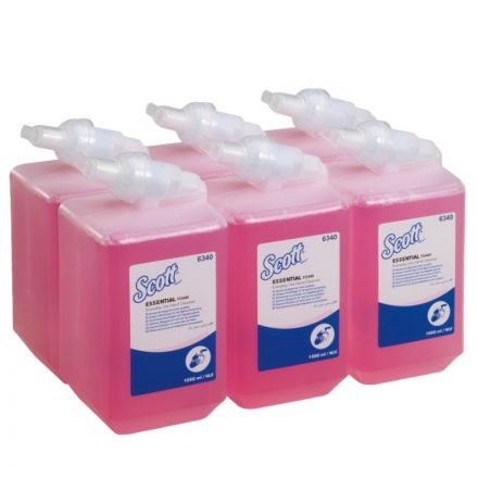 Картридж с мылом-пеной Kimberly Clark Scott Everyday Use 6340 1 л (6 штук в упаковке) Картридж с мылом-пеной Kimberly Clark Scott Everyday Use 6340 1 л (6 штук в упаковке)