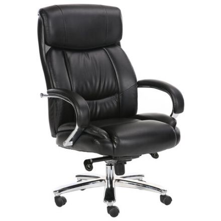 Кресло офисное BRABIX PREMIUM "Direct EX-580", хром, рециклированная кожа, черное, 531824 Кресло офисное BRABIX PREMIUM "Direct EX-580", хром, рециклированная кожа, черное, 531824