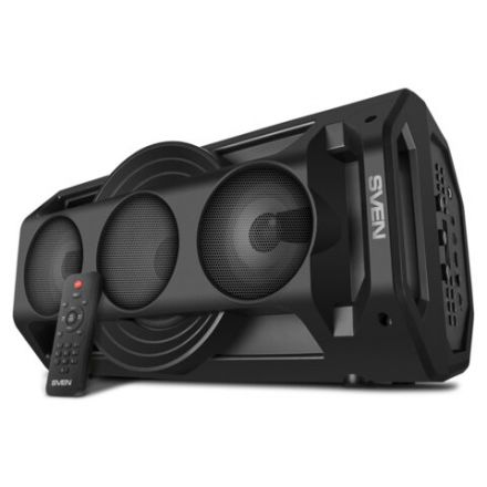 Колонка портативная SVEN PS-680, 2.0, 65 Вт, Bluetooth, FM, USB, microSD, черный, SV-020187 Колонка портативная SVEN PS-680, 2.0, 65 Вт, Bluetooth, FM, USB, microSD, черный, SV-020187
