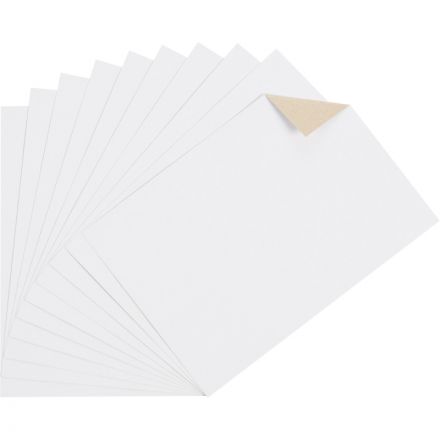 Картон белый №1School, 10л ,А4, Живая природа, немелованный