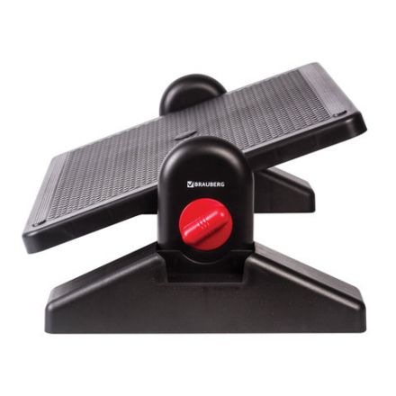 Подставка для ног BRAUBERG, офисная, 41,5х30 см, с фиксаторами, черная, 530364 Подставка для ног BRAUBERG, офисная, 41,5х30 см, с фиксаторами, черная, 530364