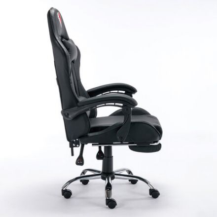 Кресло компьютерное BRABIX "Dexter GM-135", подножка, две подушки, экокожа, черное, 532800 Кресло компьютерное BRABIX "Dexter GM-135", подножка, две подушки, экокожа, черное, 532800