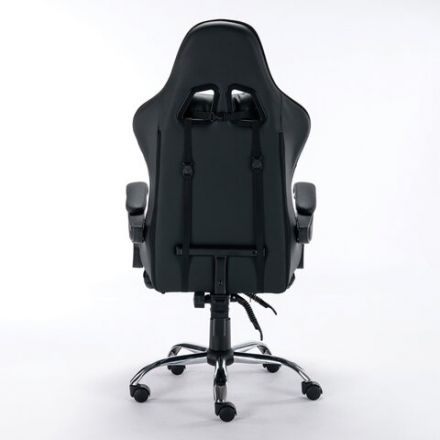 Кресло компьютерное BRABIX "Dexter GM-135", подножка, две подушки, экокожа, черное, 532800 Кресло компьютерное BRABIX "Dexter GM-135", подножка, две подушки, экокожа, черное, 532800