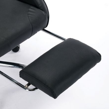 Кресло компьютерное BRABIX "Dexter GM-135", подножка, две подушки, экокожа, черное, 532800 Кресло компьютерное BRABIX "Dexter GM-135", подножка, две подушки, экокожа, черное, 532800