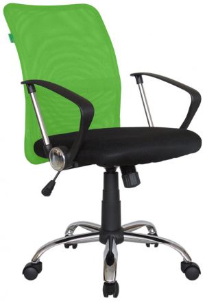 Кресло Smart m RCH 8075 Чёрная ткань/Зелёная сетка