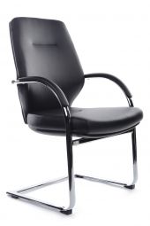 Кресло Alonzo-CF С1711 Чёрный (A8) натуральная кожа 68*68*102-108