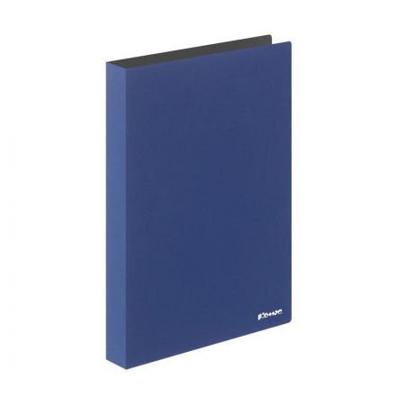 Папка на 2-х кольцах Комус,25 мм, т.-синяя, с карманом СD/визитки Папка на 2-х кольцах Комус,25 мм, т.-синяя, с карманом СD/визитки
