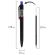 Ручка шариковая масляная автоматическая BRAUBERG "BLACK PEN RT", СИНЯЯ, игольчатый наконечник 0,7 мм, линия письма 0,35 мм, 144326