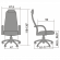 Офисное кресло Метта BK-8 Pl 22 ткань\сетка красный