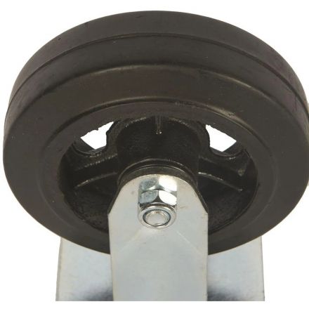 Колесо большегр. чугун FCD 63 150 мм (неповорот., пл., ч/рез., роликоподш.) Колесо большегр. чугун FCD 63 150 мм (неповорот., пл., ч/рез., роликоподш.)