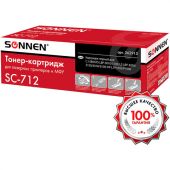 Картридж лазерный SONNEN (SC-712) для CANON LBP-3010/3100, ВЫСШЕЕ КАЧЕСТВО, ресурс 1500 стр., 362913 Картридж лазерный SONNEN (SC-712) для CANON LBP-3010/3100, ВЫСШЕЕ КАЧЕСТВО, ресурс 1500 стр., 362913