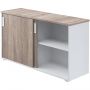 Шкаф-купе Комус Мебель К-Loft 241H041 1370х420х752 дуб сонома темн/белый