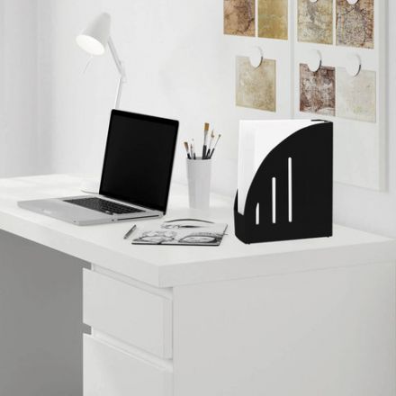 Лоток вертикальный для бумаг BRAUBERG "Energy" (241х85х300 мм), эргономичная форма, черный, 231549 Лоток вертикальный для бумаг BRAUBERG "Energy" (241х85х300 мм), эргономичная форма, черный, 231549