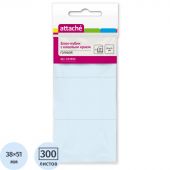 Стикеры ATTACHE с клеев.краем 38х51 голубой 100л. 3 шт/наб Стикеры ATTACHE с клеев.краем 38х51 голубой 100л. 3 шт/наб