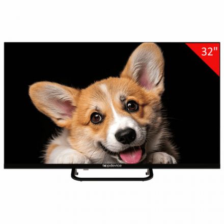 Телевизор TOPDEVICE TDTV32CS03H_BK, 32'' (80 см), 1366x768, HD, 16:9, YaOS, Wi-Fi, Bluetooth, черный Телевизор TOPDEVICE TDTV32CS03H_BK, 32'' (80 см), 1366x768, HD, 16:9, YaOS, Wi-Fi, Bluetooth, черный