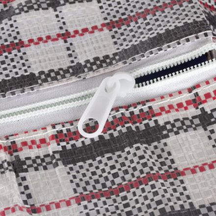 Сумка-баул хозяйственная, полипропилен, 80х60х35 см,168 литров, черно-красная, 170 г/м2, ЛЮБАША, 604704 Сумка-баул хозяйственная, полипропилен, 80х60х35 см,168 литров, черно-красная, 170 г/м2, ЛЮБАША, 604704