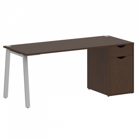 Home Office Стол письменный VR.SP-3-178.1.A Венге/Серый металл 1780*720*750