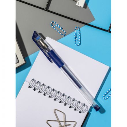 Ручка гелевая Attache Gelios-010 синяя (толщина линии 0.5 мм) Ручка гелевая Attache Gelios-010 синяя (толщина линии 0.5 мм)